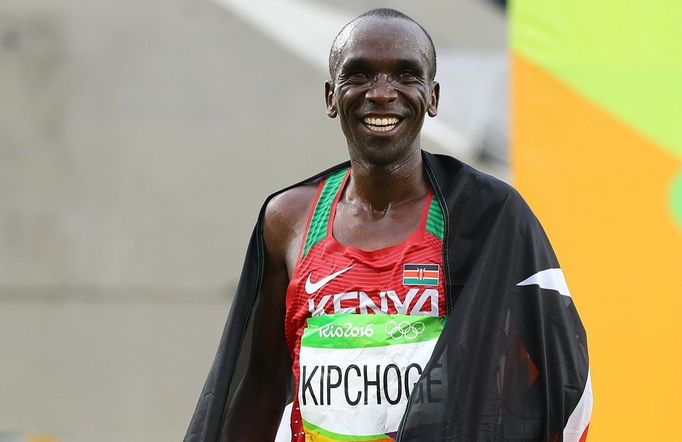 Eliud Kipchoge, vítěz maratonu na OH v Riu