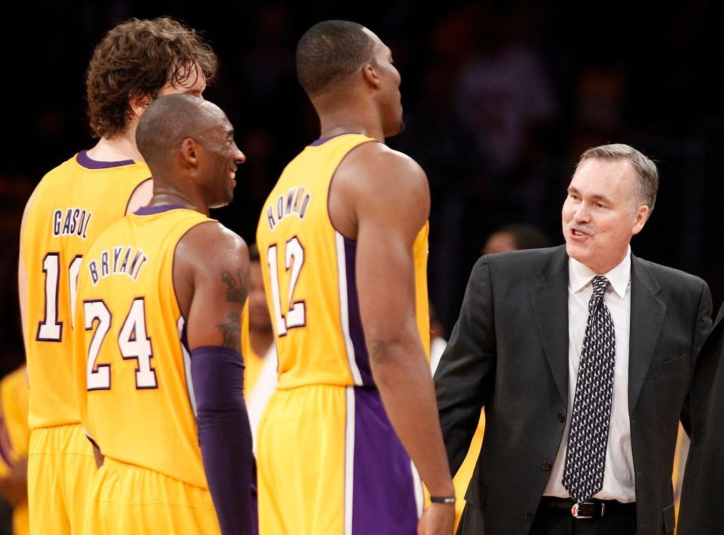 Los Angeles Lakers - Gasol, Bryant, Howard a kouč D´Antoni