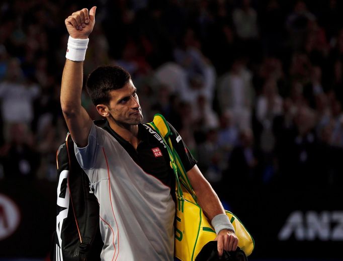 Novak Djokovič vs Stanislas Wawrinka ve čtvrtifinále Australian Open 2014