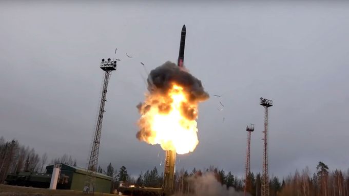 Ruská raketa Avangard.