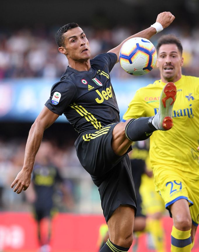 Cristiano Ronaldo v Juventusu Turín.