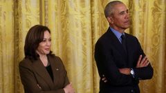 Barack Obama a Kamala Harrisová