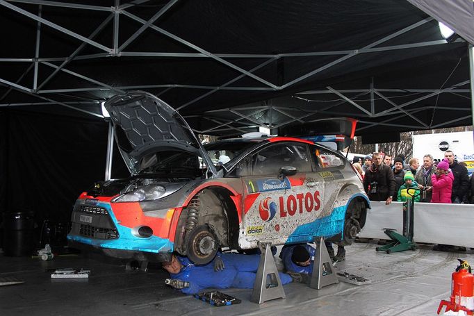 Jänner rallye 2014: Robert Kubica, Ford Fiesta RRC