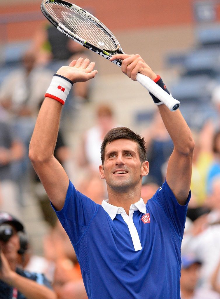 První den US Open 2015 (Novak Djokovič)