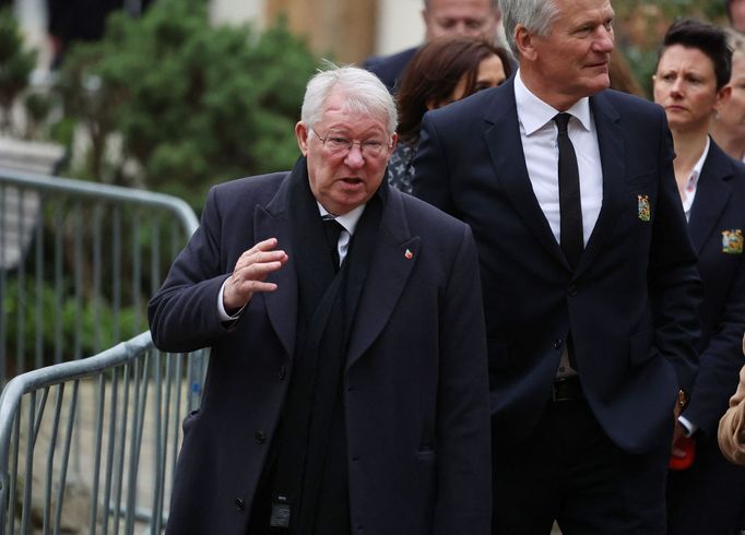 Soccer Football - Funeral of former England and Manchester United footballer Bobby Charlton - Manchester Cathedral, Manchester, Britain - November 13, 2023 Former Manches