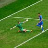 Ivan Schranz dává gól v osmifinále Eura 2024 Anglie - Slovensko