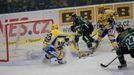 Hokej, extraliga, Zlín - Karlovy Vary: Zdeněk Okál (88), Tomáš Štůrala  -	Roman Vlach (16), Martin Zaťovič (22)