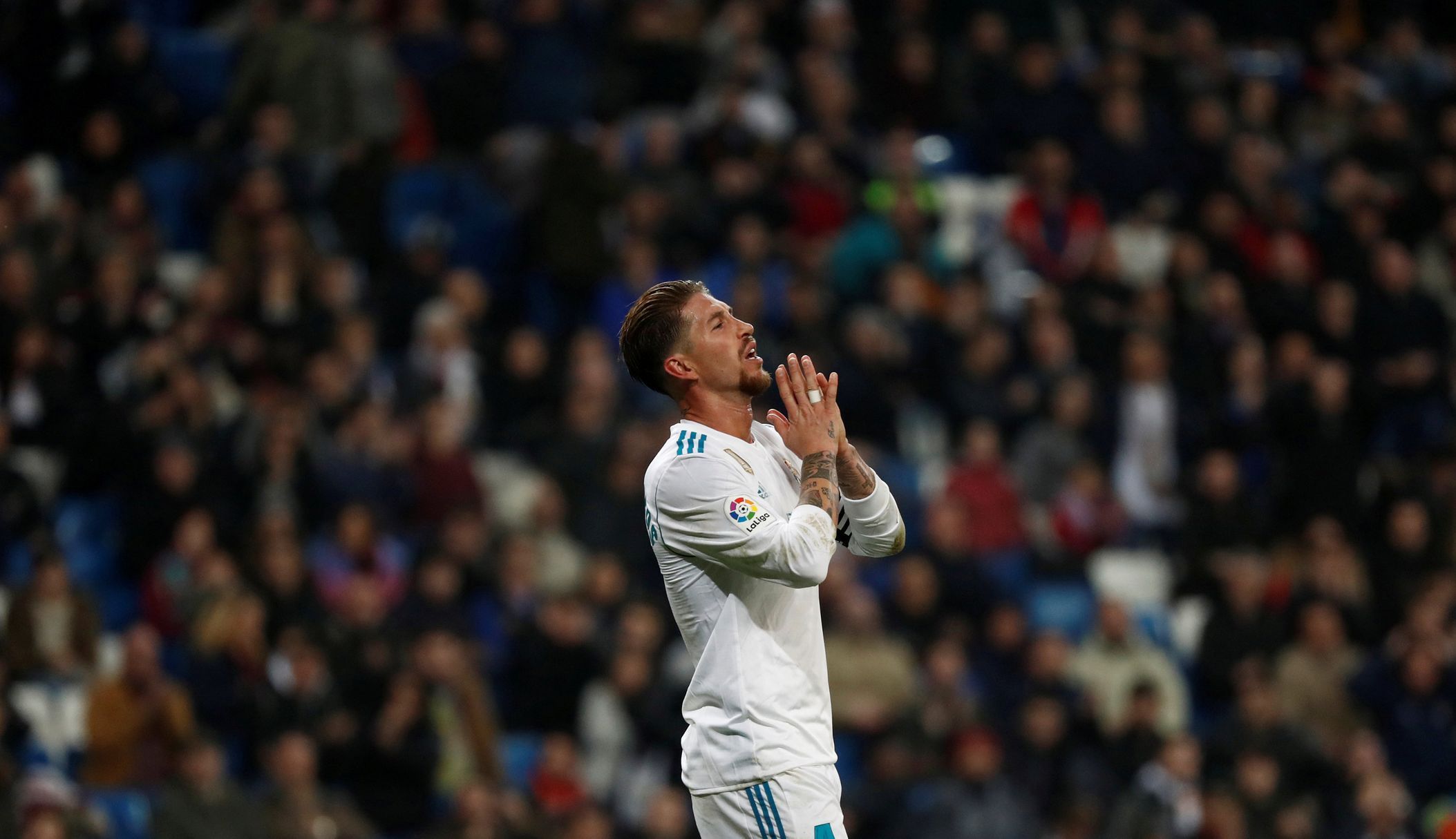Kapitán Realu Madrid Sergio Ramos po pohárové prohře s Leganes