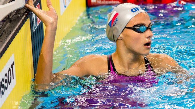 Barbora Seemanová dnes dvakrát zaplavala český rekord na 50 metrů volně.