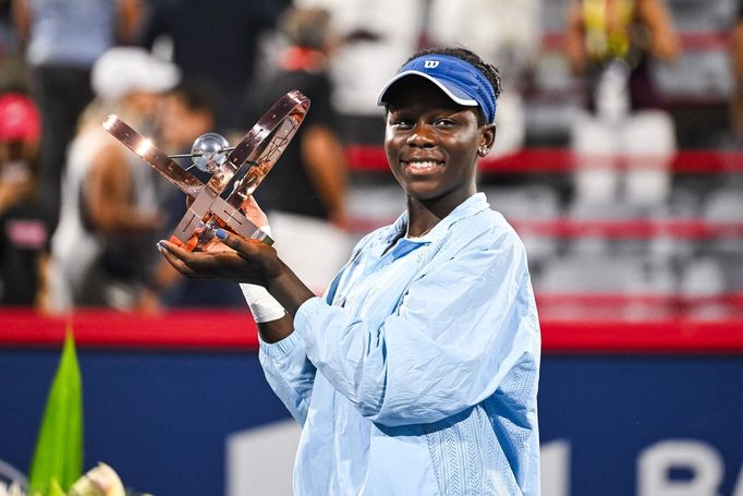 Victoria Mboková - Naomi Ósakaová (finále Montreal 2025)