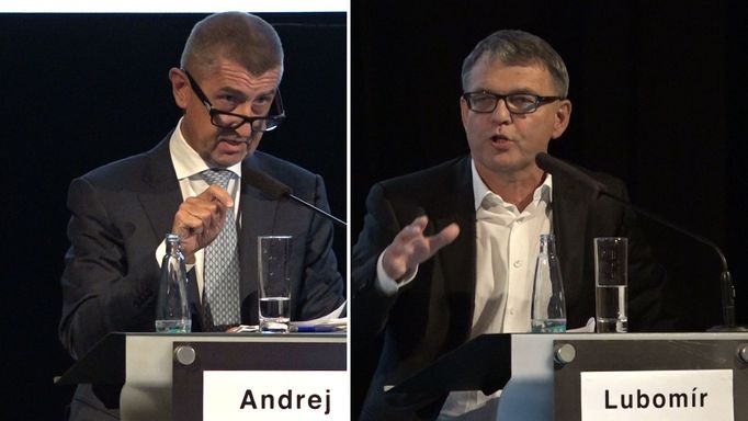 Andrej Babiš proti Lubomíru Zaorálkovi v předvolební debatě