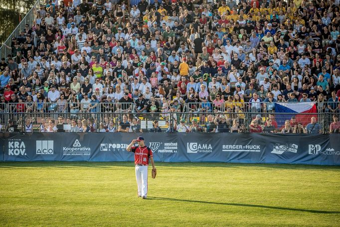 Zahajovací zápas Mistrovství světa v softbalu mužů 2019, Česká republika proti Nový Zéland, Praha, Bohnice, 13. 6. 2019