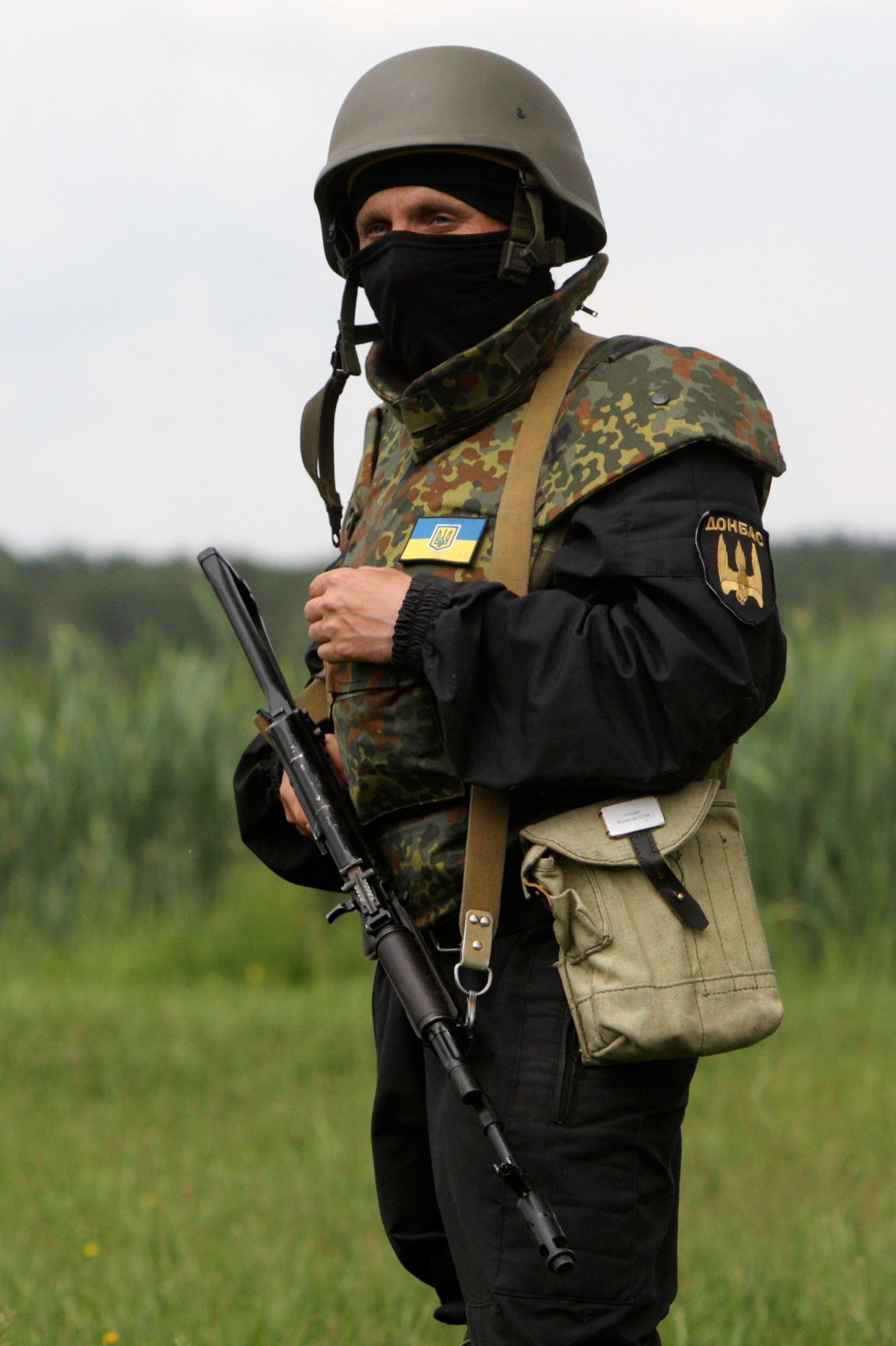 Výcvik domobrany v Donbasu