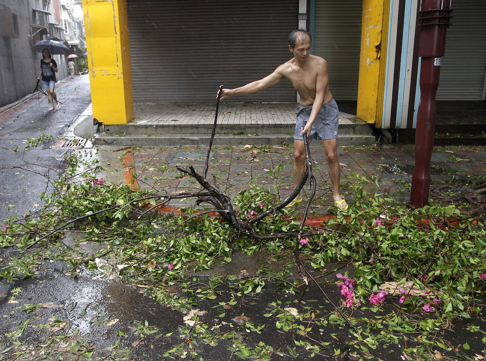 Tajfun Soudelor zasáhl Tchaj-wan