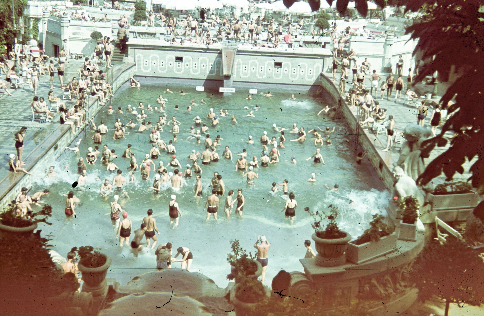 Tenkrát v létě, léto. Retro. Historie. Kolorované fotografie, Zahraničí, Fortepan