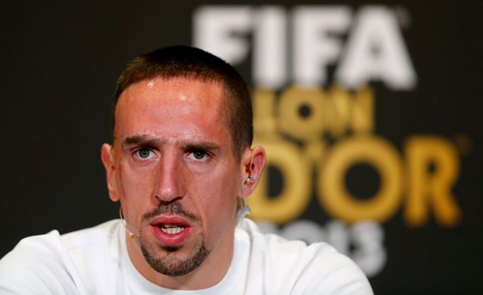 Franck Ribéry před vyhlášením ankety Zlatý míč