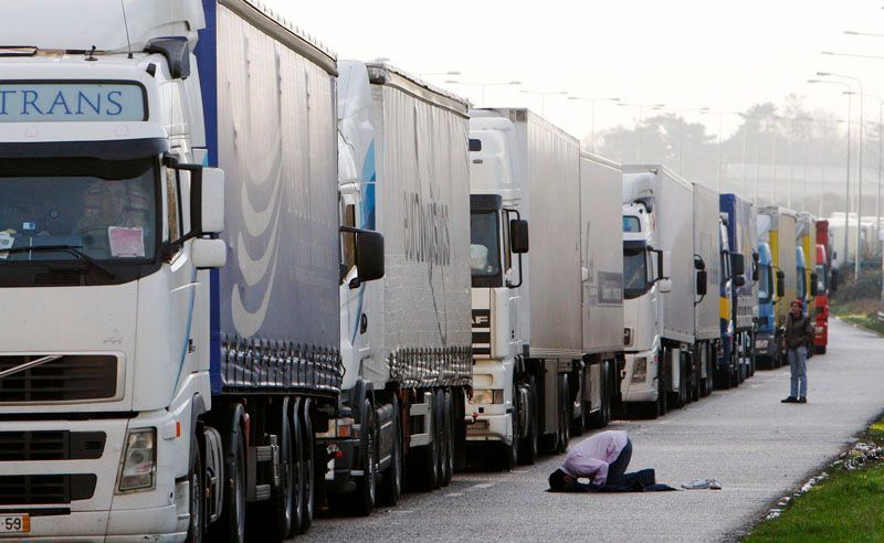 Eurotunel pod průlivem La Manche