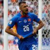 Ivan Schranz slaví gól v osmifinále Eura 2024 Anglie - Slovensko