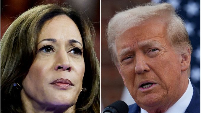 Kamala Harrisová a Donald Trump