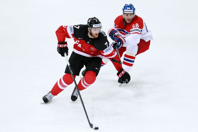 MS 2015, SF Česko-Kanada: Jaromír Jágr - Sean Couturier