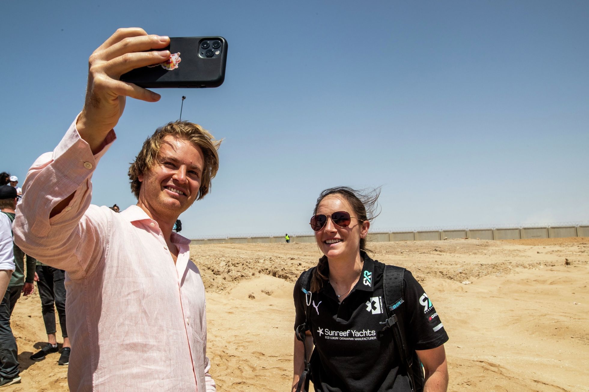 Nico Rosberg a Molly Taylorová, pilotka jeho týmu Rosberg X Racing