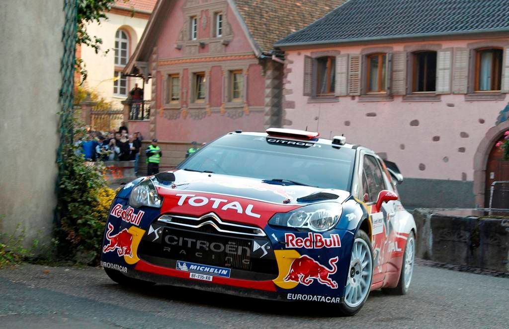 Sebastian Loeb na francouzské rallye