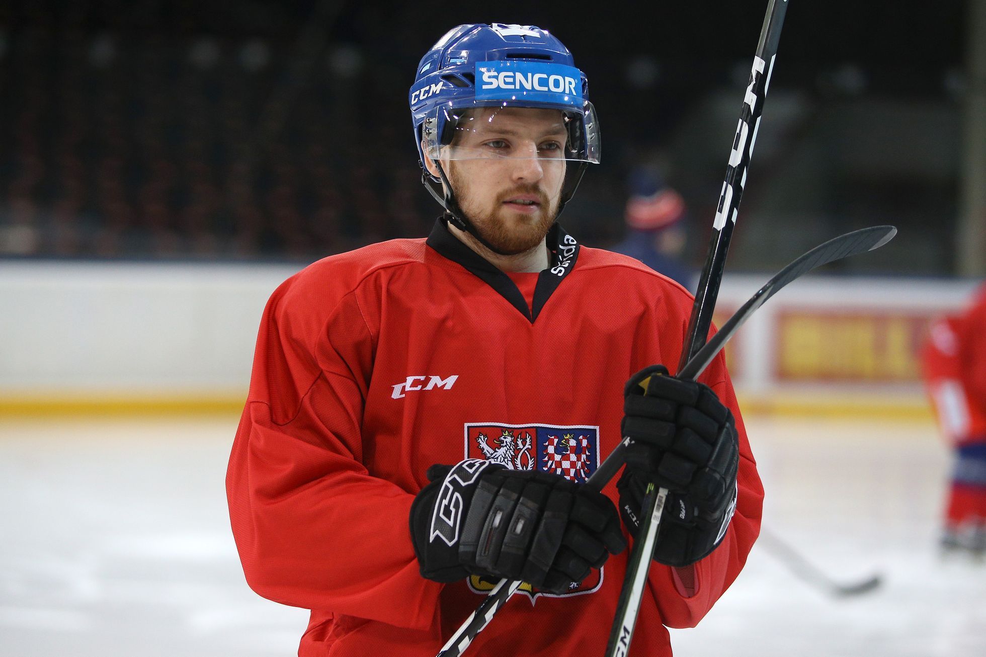 Česká hokejová reprezentace na prvním tréninku před MS 2017