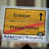Demonstrace v Kolíně nad Rýnem na podporu tureckého prezidenta Recepa Erdogana