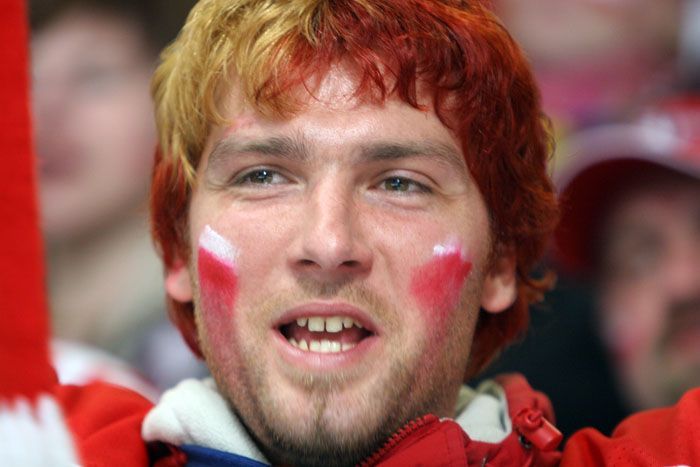 Hokej Sparta -Pardubice fanoušci