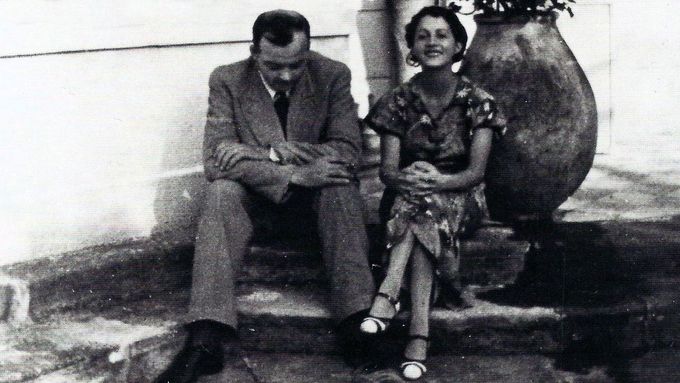 Novopečení manželé Antoine de Saint-Exupéry s Consuelou Suncin de Sandovalovou, 1931.