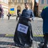 Oběti války na Ukrajině, měsíc od začátku, Staroměstské náměstí, happening Amnesty International