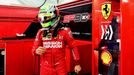 Mick Schumacher při testech Ferrari v Sáchiru 2019