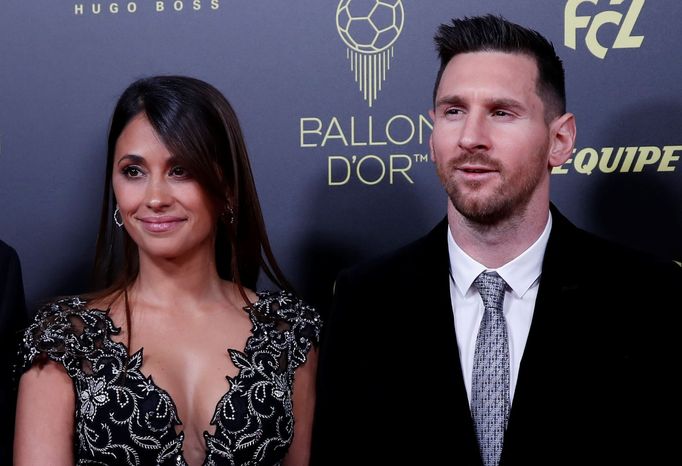 Antonella Roccuzzová a Lionel Messi