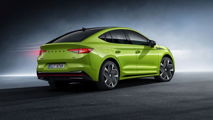 První elektrická Škoda RS je Enyaq s karoserií kupé. S novou zadní částí dojede dál; Zdroj foto: Škoda Auto