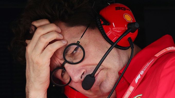 Šéf týmu Ferrari Mattia Binotto má po závodě v Sao Paulu o čem přemýšlet.