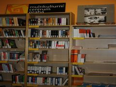 MKC funguje i jako knihovna. Knihy v českém a anglickém jazyce s multikulturní tématikou si můžete půjčit na místě i domů
