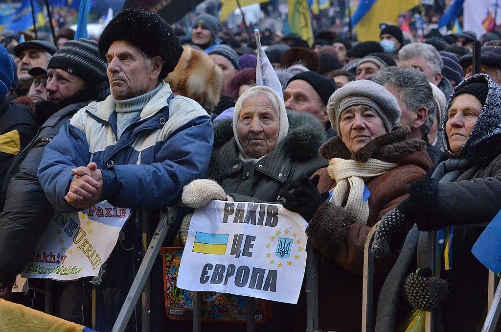 Demonstrace v Kyjevě