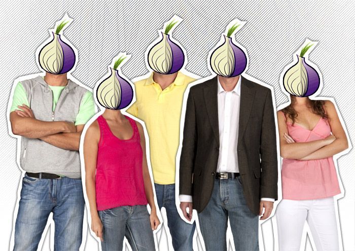 Tor - the onion router - ilustračka