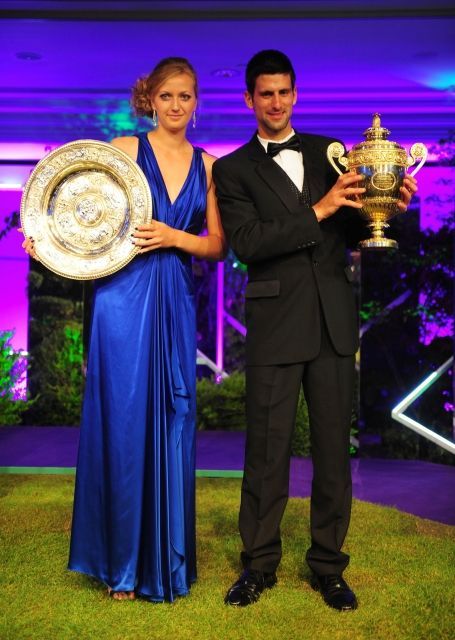 Wimbledon: Večeře šampionů (Kvitová, Djokovič)