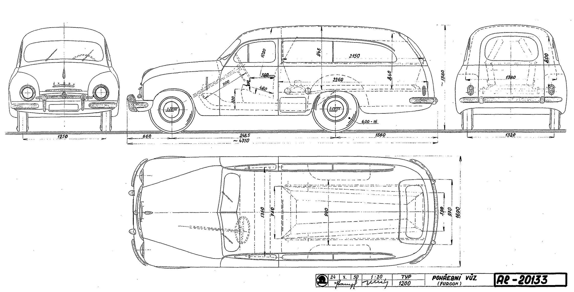 Pohřební automobily Škoda