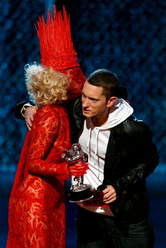 Předávání MTV Video Music Awards 2009 - Lady GaGa a Eminem