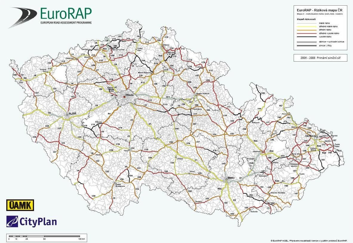 Riziková mapa ČR