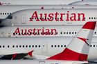 Letadla aerolinií Austrian Airlines