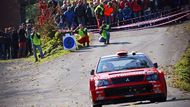 Tlusťák s Tomečkem poprvé usedli do Mitsubishi Lancer WRC a dojeli celkově čtvrtí.