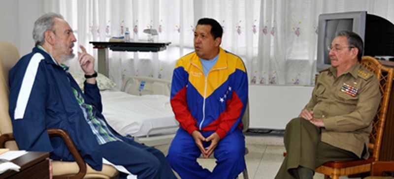 Venezuelský prezident Hugo Chávez - léčení na Kubě