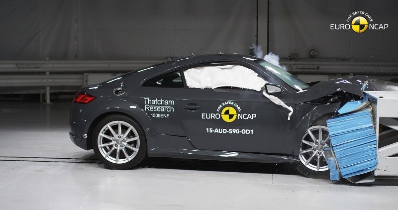 Crash test EuroNCAP - Audi TT