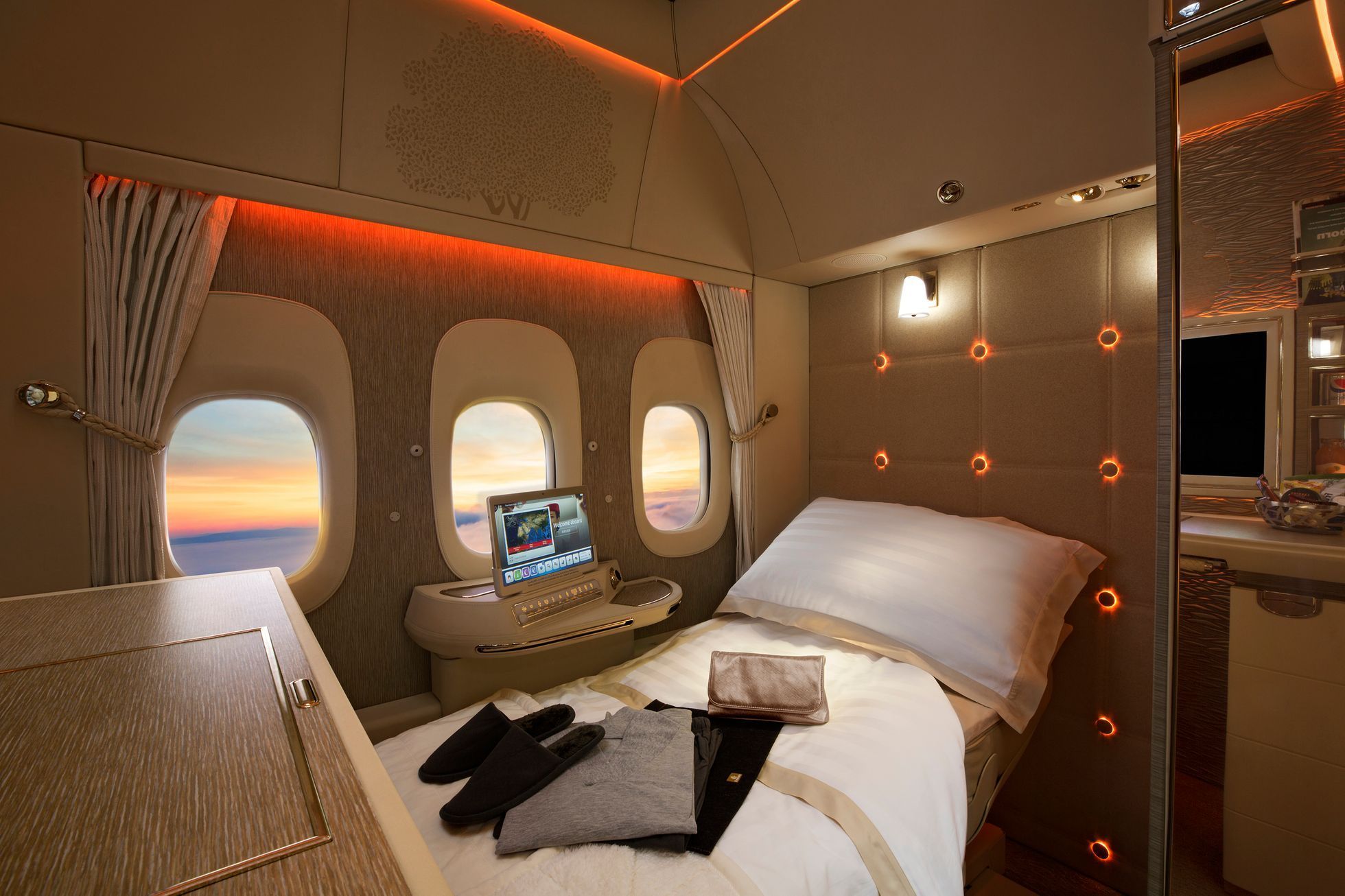 Aerolinky Emirates představily novou první třídu. Nová první třída bude zatím k dispozici v letadlech Boeing 777