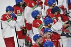 Smutní Češi po vyřazení ve čtvrtfinále Česko - Finsko na MS 2021