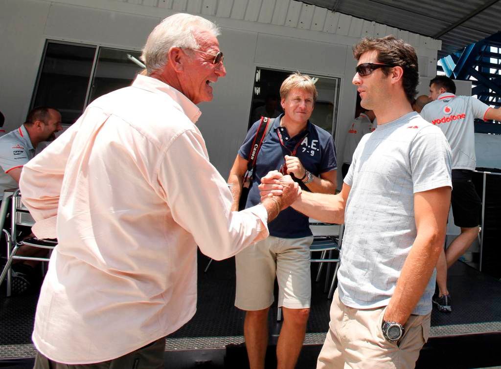 F1 zamířila do Brazílie: Mark Webber a John Button