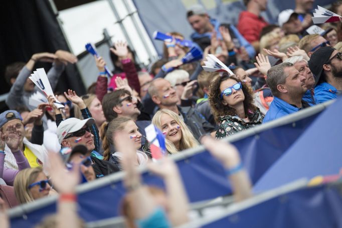 Ostrava Beach Open: Fanoušci při finálovém programu